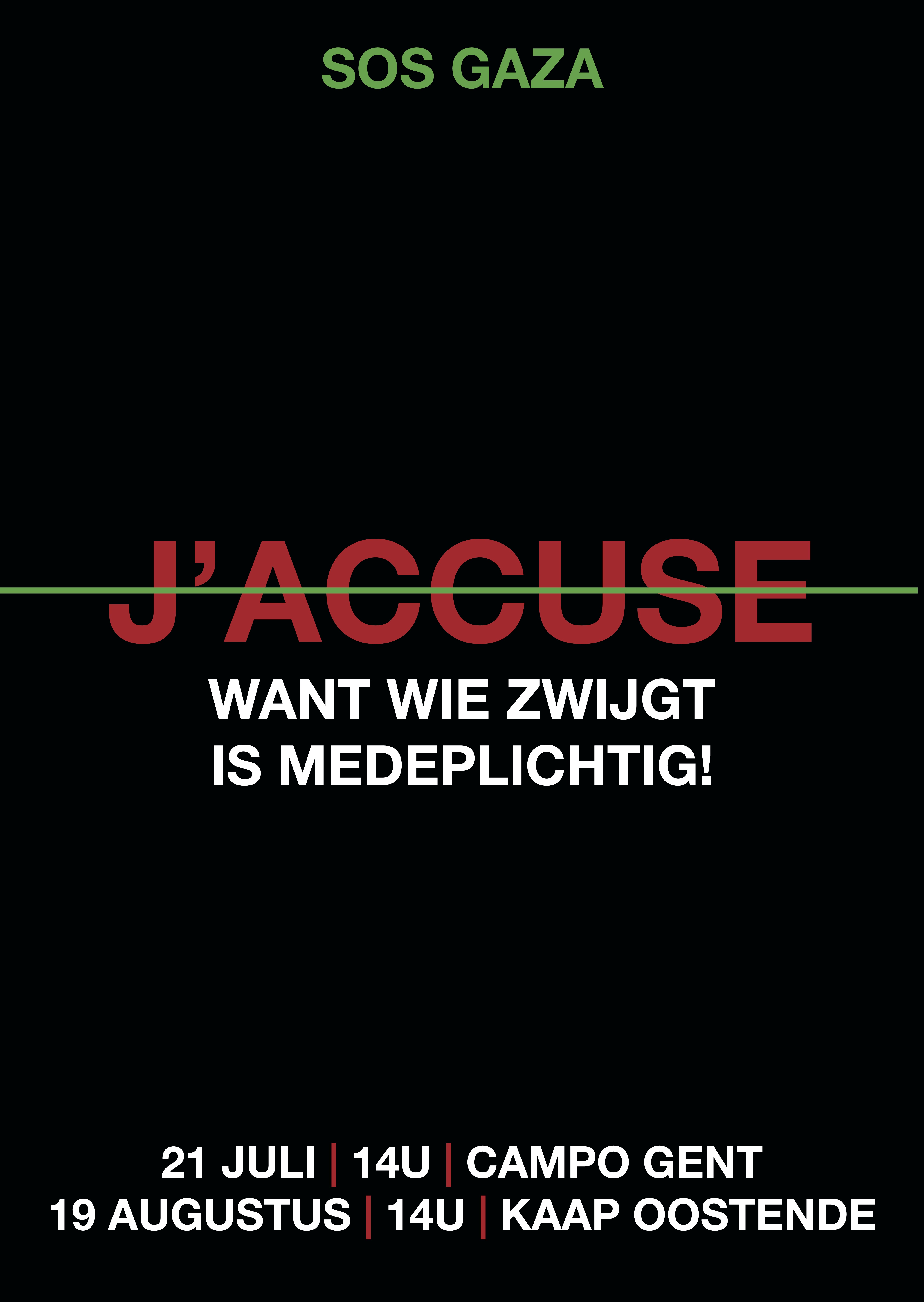 Een beschuldiging, voor diegene zonder schuldbesef